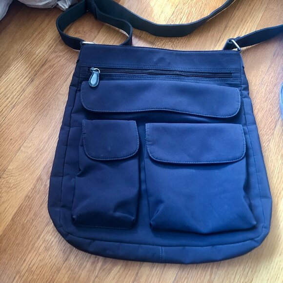 J. Jill Nylon Tote Purse Storage Shoulder Bag - Picture 1 of 8